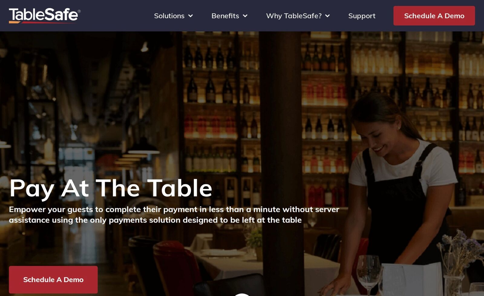 TableSafe, 20+ page Webflow marketing site